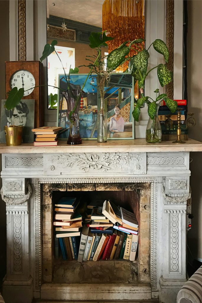 decoracion chimenea