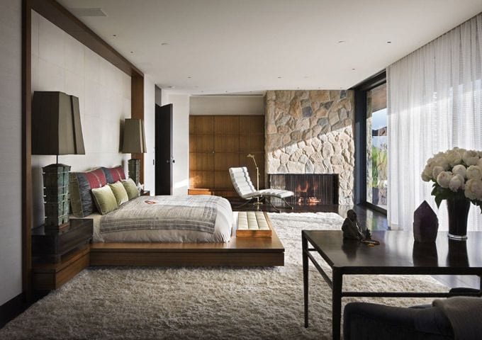 7 salones con chimeneas modernas que querrás copiar