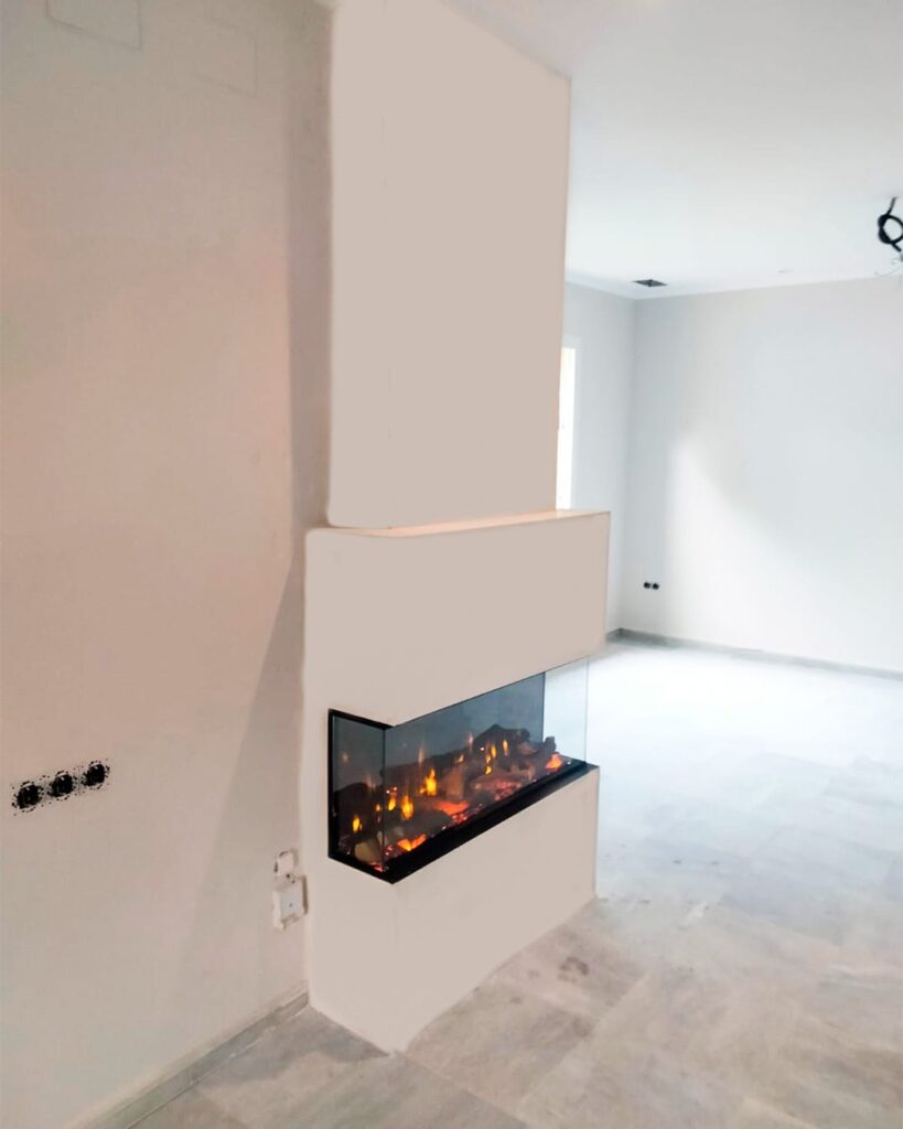 chimenea room-divider