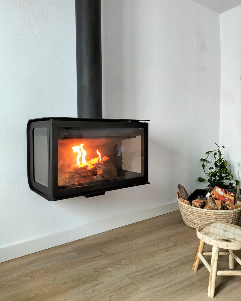 chimenea lena casa - chimeneas de leña, estufas y otros sistemas de calefaccion chimenea o estufa en una vivienda de obra nueva