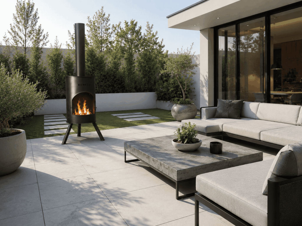 chimenea exterior para jardin - chimeneas de leña, estufas y otros sistemas de calefaccion chimenea exterior para jardin