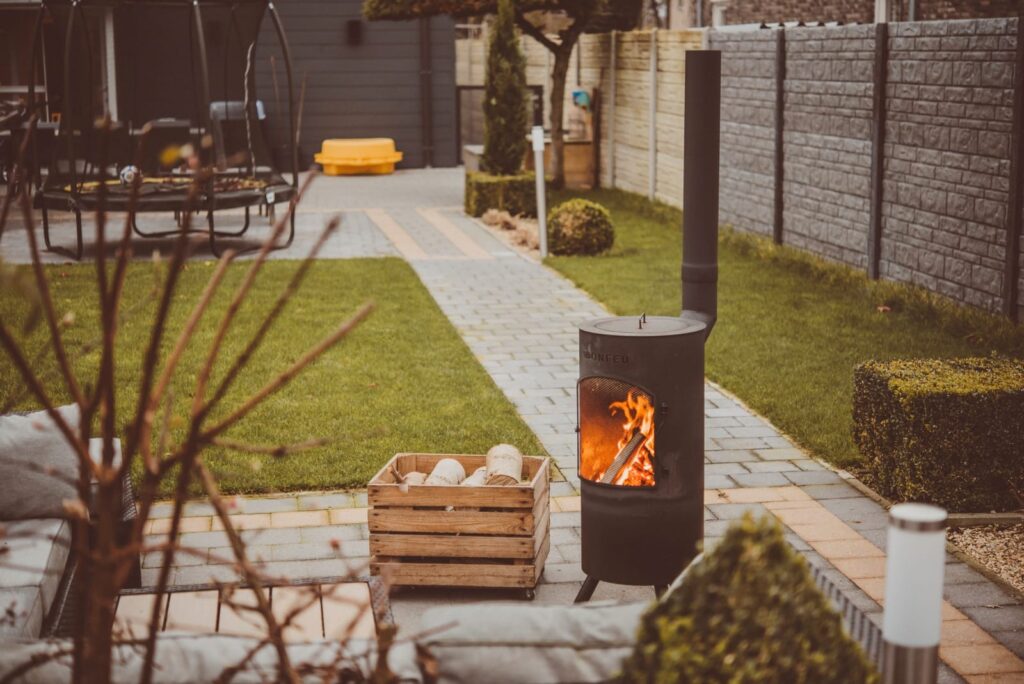 chimenea exterior para patio - chimeneas de leña, estufas y otros sistemas de calefaccion chimenea exterior para patio